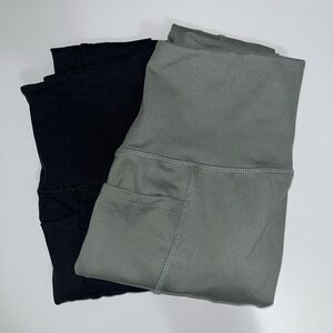 Danskin Olive and Black Green Leggings